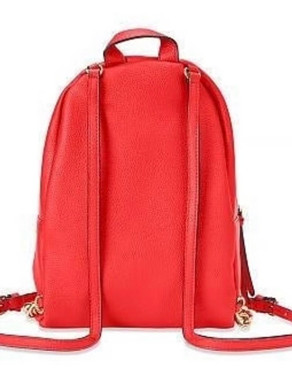 Victoria's Secret Red Quilted Mini Backpack with Patches - Picture 4 of 7